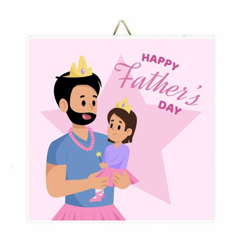 kadraki-happy-fathers-day-princess Καδράκι Happy Father's Day Princess