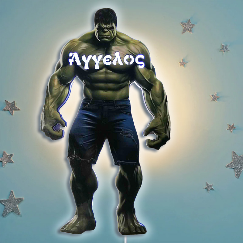ksilino-fotistiko-hulk Ξύλινο Φωτιστικό - Hulk