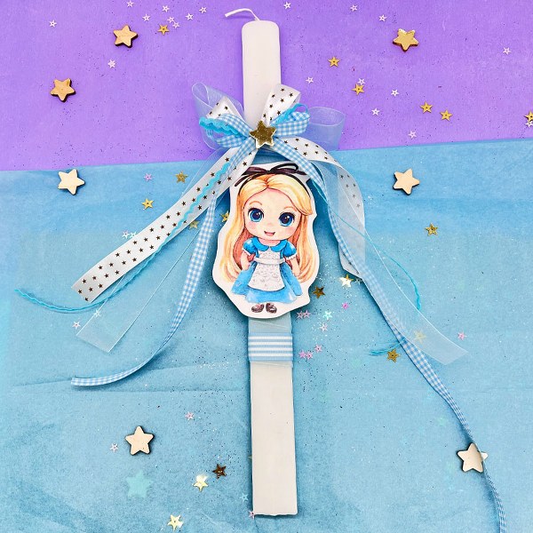 lampada-alice-wonderland Λαμπάδα Alice Wonderland
