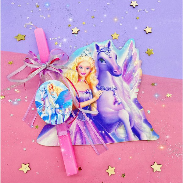lampada-barbie-pigasos Λαμπάδα Barbie και ο Μαγεμένος Πήγασος