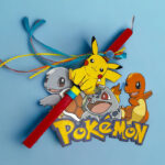 Λαμπάδα Pokemon με ξύλινο Κάδρο