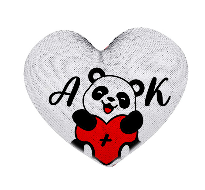 maxilari-valentinou-kardia-me-poulies-arkoudaki-panda Μαξιλάρι Καρδιά με πούλιες - Αρκουδάκι Πάντα