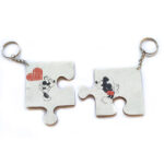 Μπρελόκ για ζευγάρι - Mickey & Minnie in Love (2 τεμ)