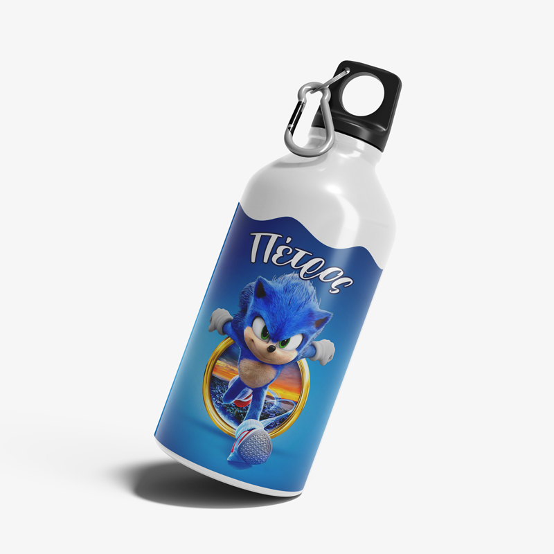 paidiko-anoksidoto-pagouri-me-onoma-sonic Παιδικό ανοξείδωτο Παγούρι με όνομα - Σόνικ