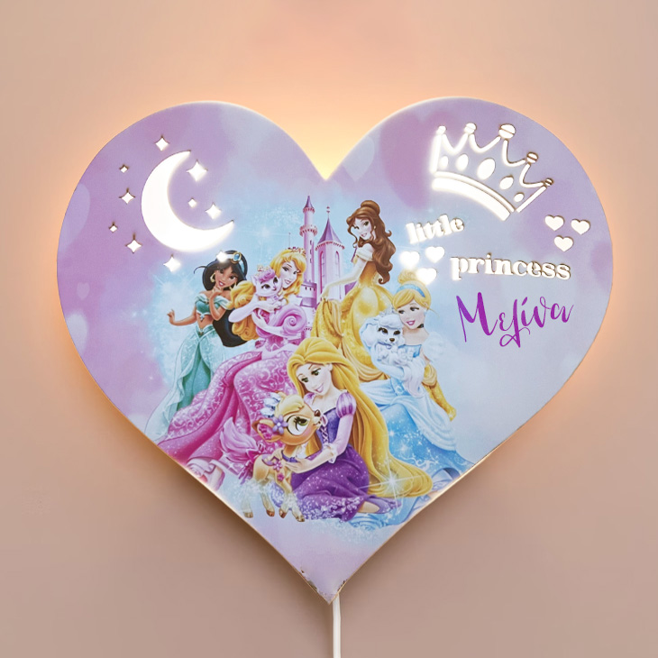xilino-fotistiko-kardia-prigkipisses-disney-1 Ξύλινο Φωτιστικό καρδιά - Πριγκίπισσες Disney