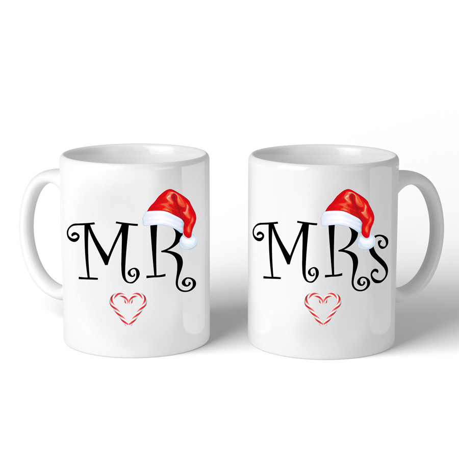 xristougenniatiki-koupa-mr-mrs Χριστουγεννιάτικη Κούπα Mr & Mrs (2 τεμ)