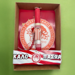 Λαμπάδα Ολυμπιακός με Ξύλινο Κάδρο