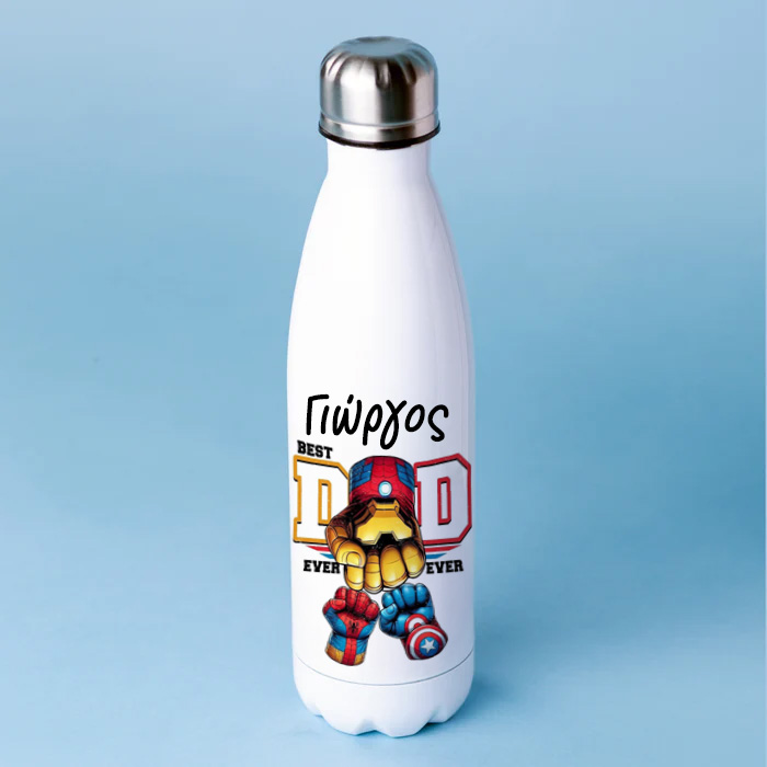 mpoukali-thermos-gia-mpampa-superhero Μπουκάλι Θερμός για Μπαμπά – SuperHero