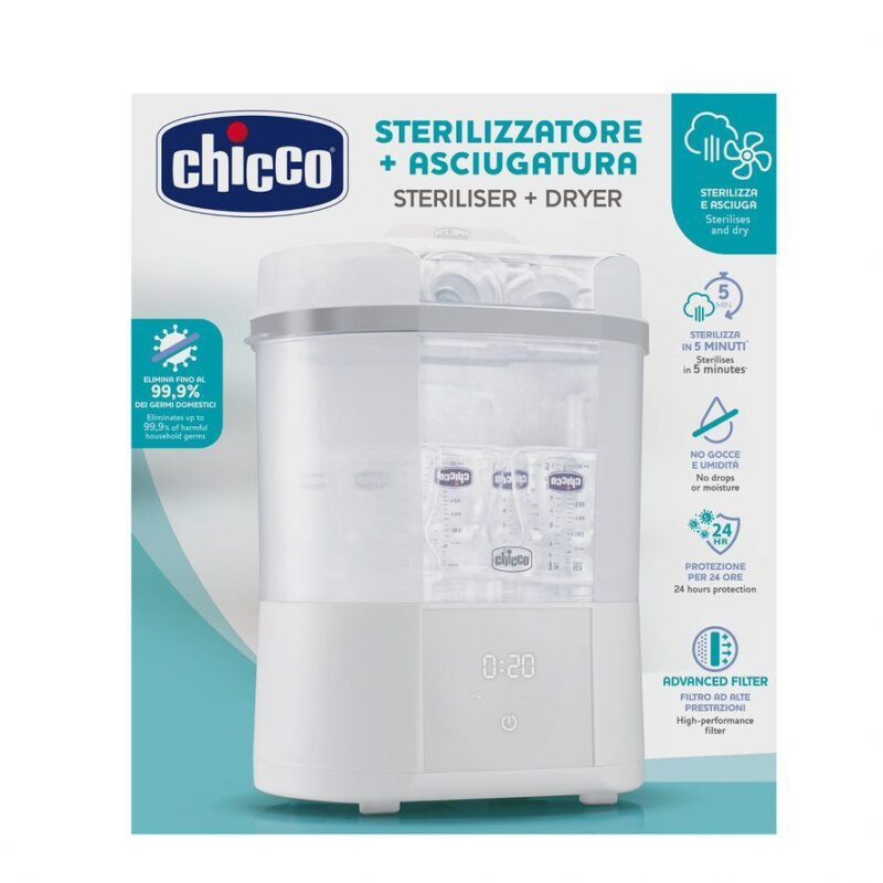 Ηλεκτρικός Αποστειρωτής ΜπιμπερόChicco SterilNatural & Dryer