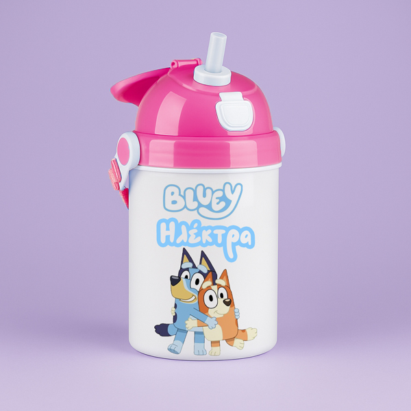 Παιδικό-Παγούρι-Bluey-Ροζ-400ml Παιδικό Παγούρι – Bluey Ροζ 400ml