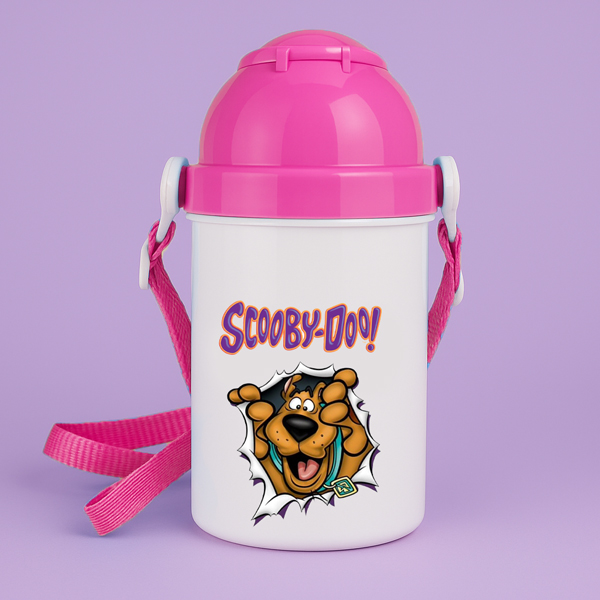 Παιδικό-Παγούρι-Scooby-Doo-Ροζ-400ml-1 Παιδικό Παγούρι – Scooby Doo Ροζ 400ml